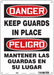 Safety Sign 14 in x 10 in Polyethylene