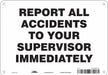 K0134 Safety Sign 7 inx10 in Polyethylene