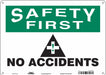 Safety Sign 10 inx14 in Polyethylene
