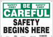 K0178 Safety Sign 10 inx14 in Aluminum