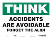 Safety Sign 10 in x 14 in Vinyl