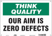 Safety Sign 10 inx14 in Polyethylene