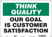 Safety Sign 10 inx14 in Aluminum