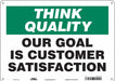 Safety Sign 10 inx14 in Polyethylene