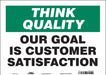 Safety Sign 10 inx14 in Vinyl