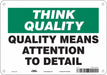 Safety Sign 7 in x 10 in Aluminum