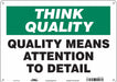 Safety Sign 10 inx14 in Aluminum