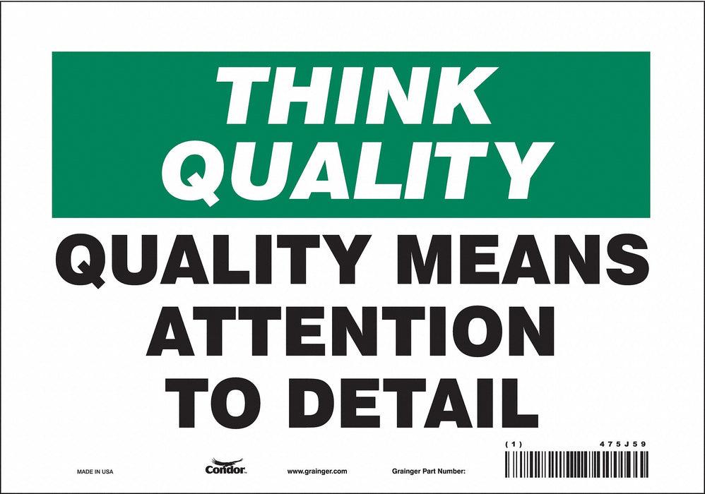 Safety Sign 7 inx10 in Vinyl