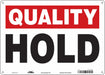 Safety Sign 10 inx14 in Aluminum