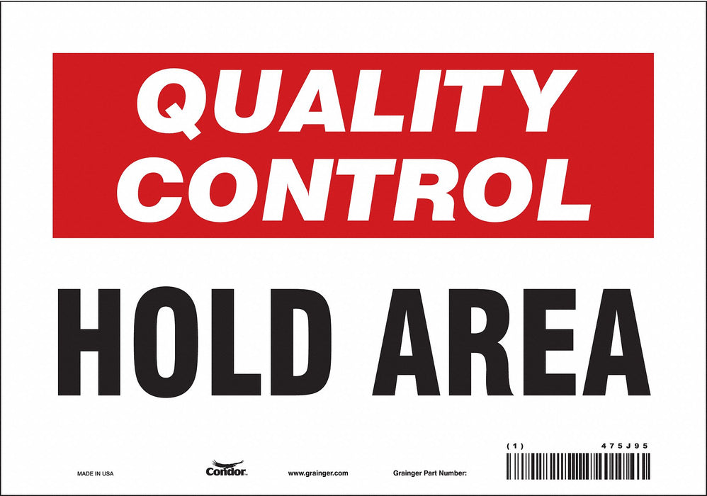Safety Sign 7 inx10 in Vinyl