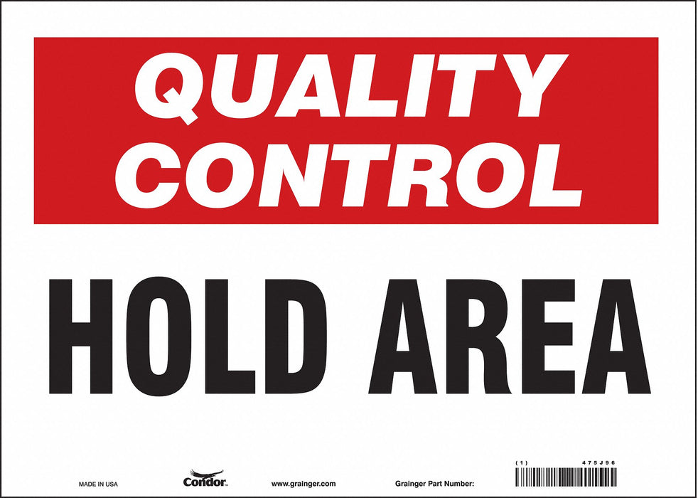 Safety Sign 10 inx14 in Vinyl