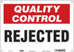 Safety Sign 10 in x 14 in Aluminum