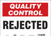 Safety Sign 10 in x 14 in Vinyl
