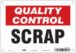 Safety Sign 7 in x 10 in Aluminum