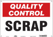 Safety Sign 10 inx14 in Aluminum
