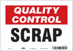 Safety Sign 7 in x 10 in Vinyl