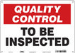 Safety Sign 10 in x 14 in Aluminum