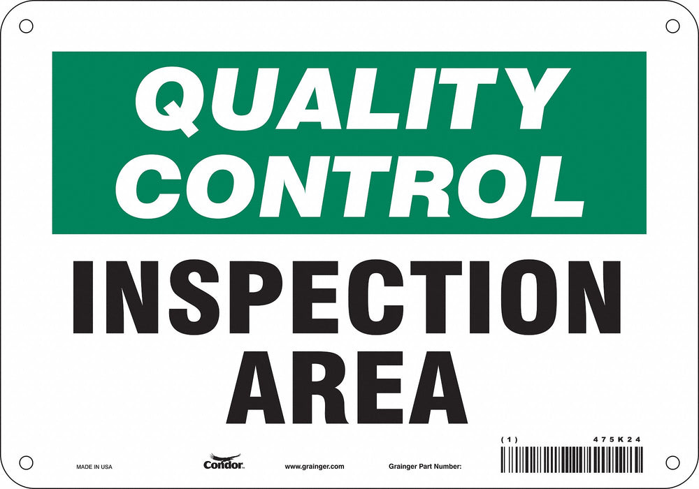 Safety Sign 7 in x 10 in Polyethylene