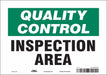 Safety Sign 7 in x 10 in Vinyl