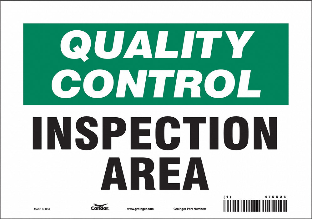 Safety Sign 7 in x 10 in Vinyl