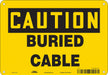 J8809 Safety Sign 7 in x 10 in Aluminum