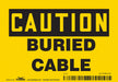 J8809 Safety Sign 3 1/2 inx5 in Vinyl