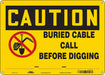 Safety Sign 10 in x 14 in Polyethylene