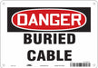 Safety Sign 7 in x 10 in Polyethylene