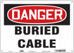 Safety Sign 10 in x 14 in Polyethylene