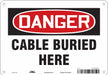 Safety Sign 7 in x 10 in Aluminum
