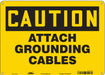Safety Sign 10 in x 14 in Aluminum