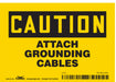 Safety Sign 3 1/2 inx5 in Vinyl