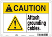 Safety Sign 7 in x 10 in Aluminum