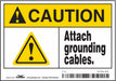 Safety Sign 3.5in x 5in Vinyl