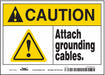 Safety Sign 5 inx7 in Vinyl