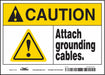 Safety Sign 7 in x 10 in Vinyl