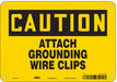 Safety Sign 7 in x 10 in Aluminum