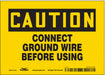 Safety Sign 5 in x 7 in Vinyl