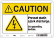 Safety Sign 7 inx10 in Polyethylene