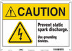 Safety Sign 10 in x 14 in Polyethylene