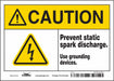 Safety Sign 5 inx7 in Vinyl