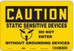 Safety Sign 7 in x 10 in Polyethylene