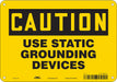 Safety Sign 7 in x 10 in Aluminum