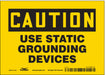 Safety Sign 5 in x 7 in Vinyl
