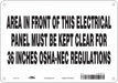Safety Sign 7 in x 10 in Polyethylene