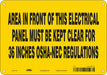 Safety Sign 7 in x 10 in Aluminum