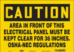 J6945 Safety Sign 10 inx14 in Vinyl