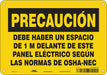 Safety Sign 7 in x 10 in Aluminum