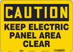 Safety Sign 10 inx14 in Aluminum