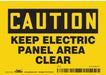 Safety Sign 3 1/2 inx5 in Vinyl